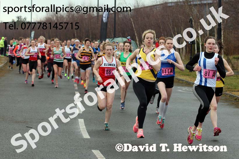 Senior womens Good Friday Elswick Harriers Relay, Newburn, Newcastle. Photo: David T. Hewitson/Sports for All Pics